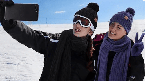 fantastic zone women's winter beanie hat scarf set